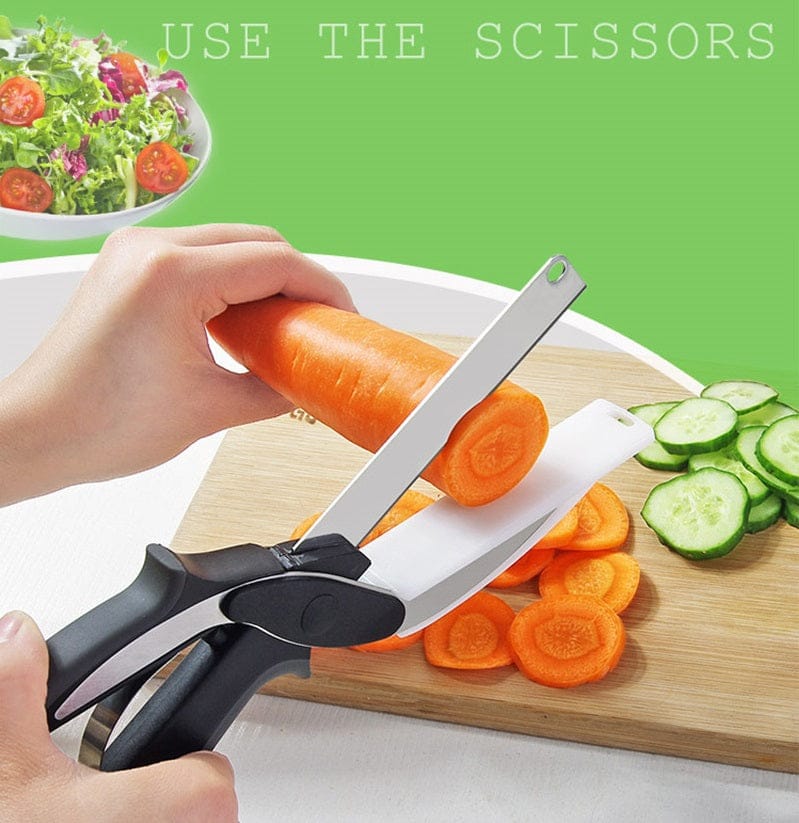Clever Cutter 2 In 1 Knife & Cutting Board - Brandable.PK