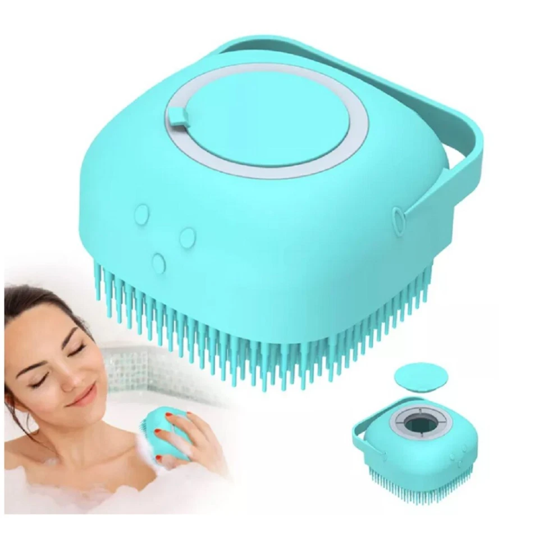 Silicone Bath Brush Soap Dispenser
