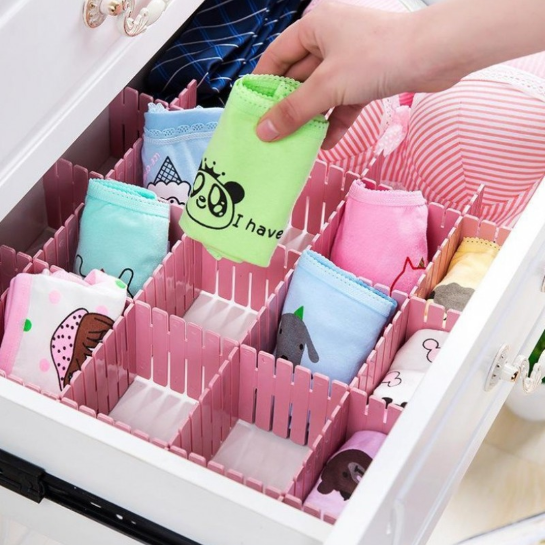 Plastic Adjustable Drawer Divider