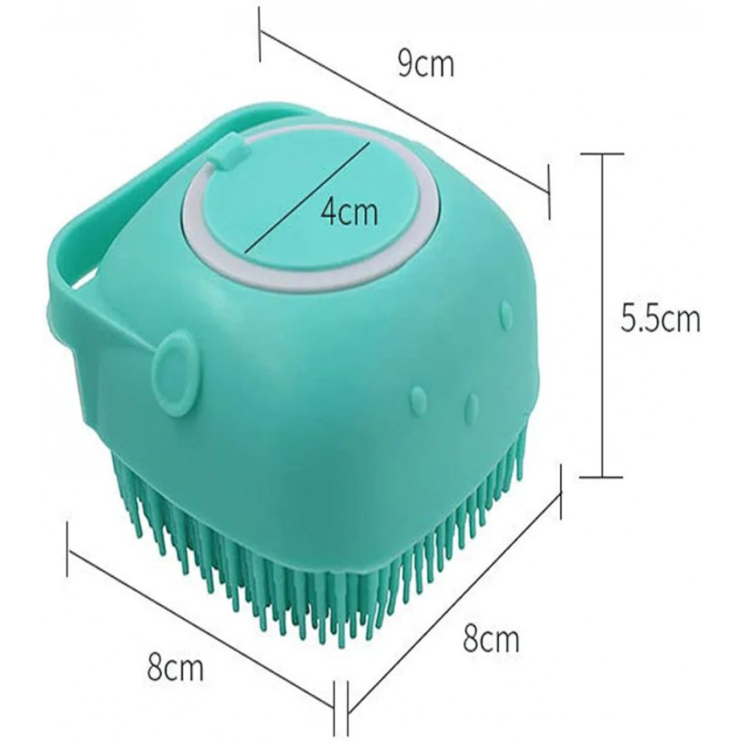 Silicone Bath Brush Soap Dispenser