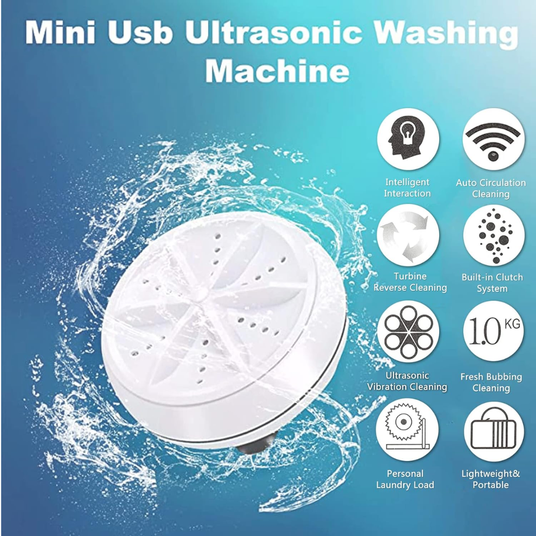 Portable Mini Turbine Washing Machine