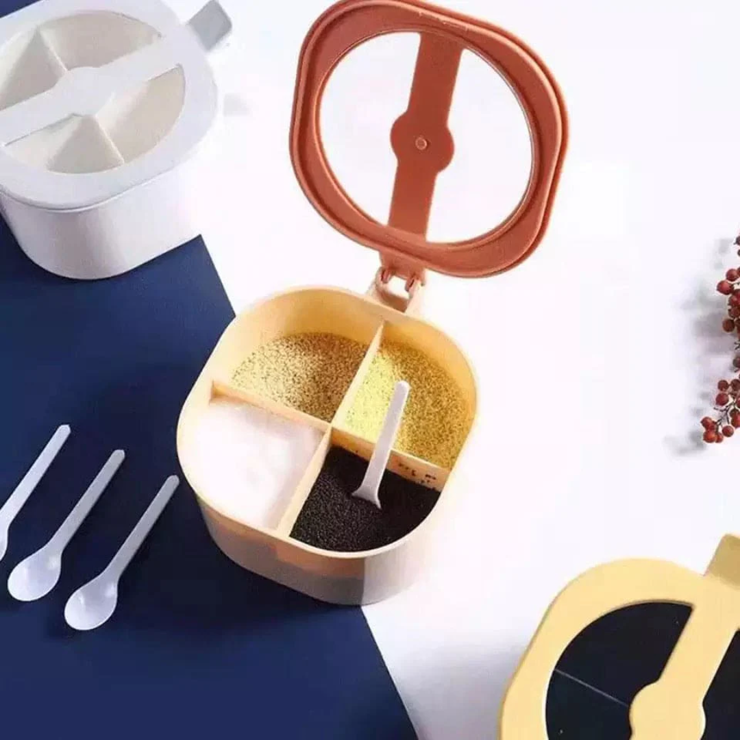 4-in-1 Compartment Spice Box