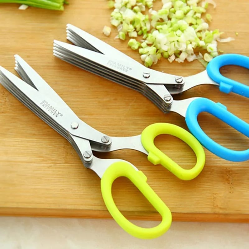 5 Layer Stainless Steel Scissor - Brandable.PK