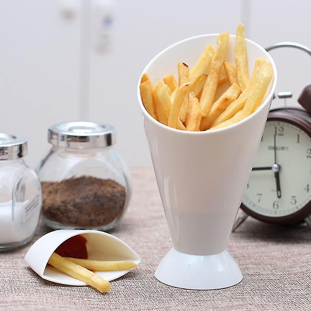 French Fries Holder With Dipping Cup - Brandable.PK