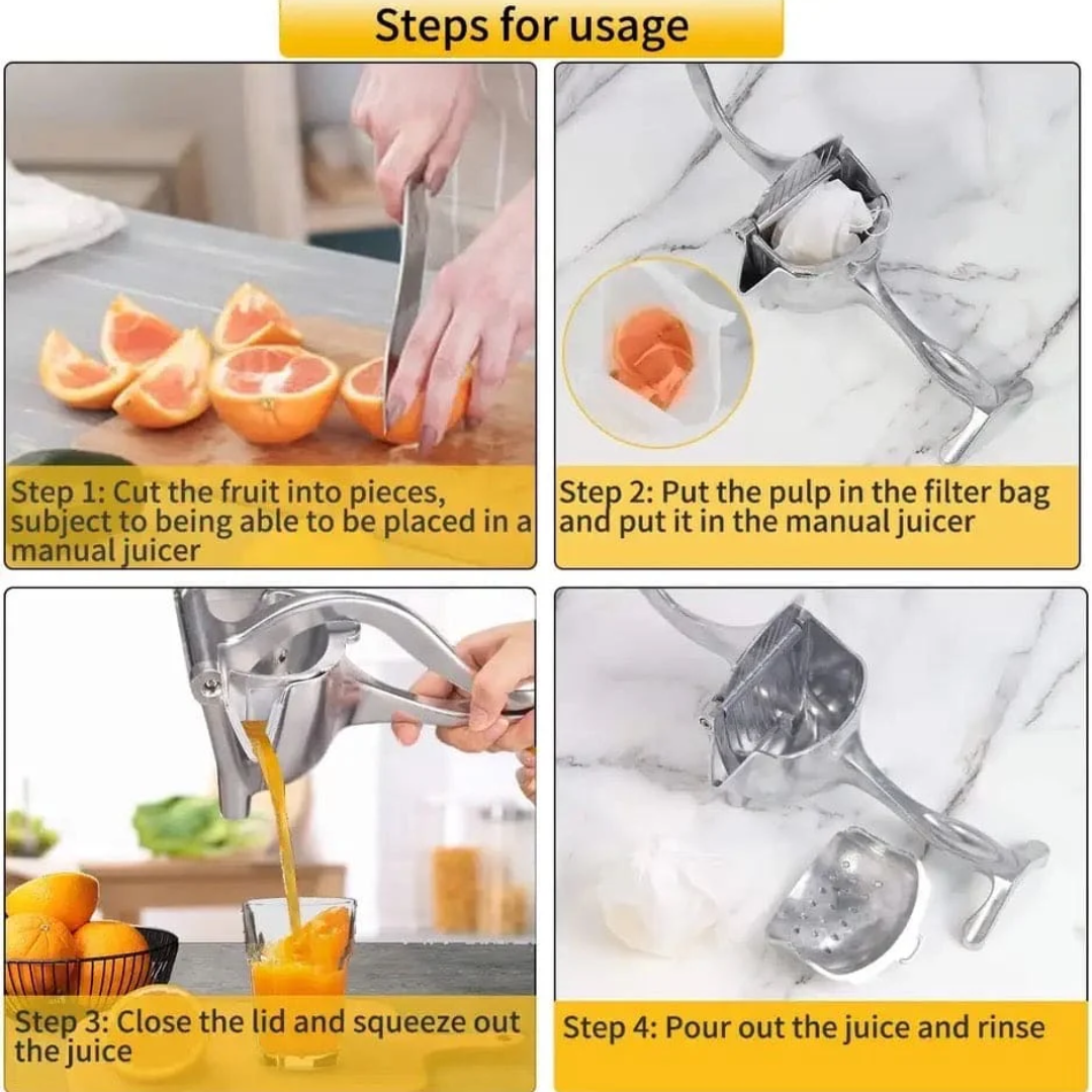 Manual Fruit Press Juicer