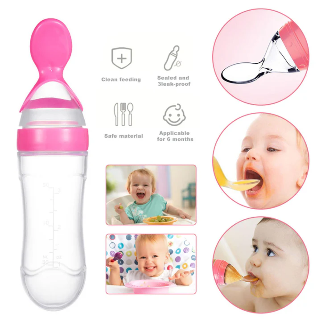 Silicone Baby Spoon Feeder