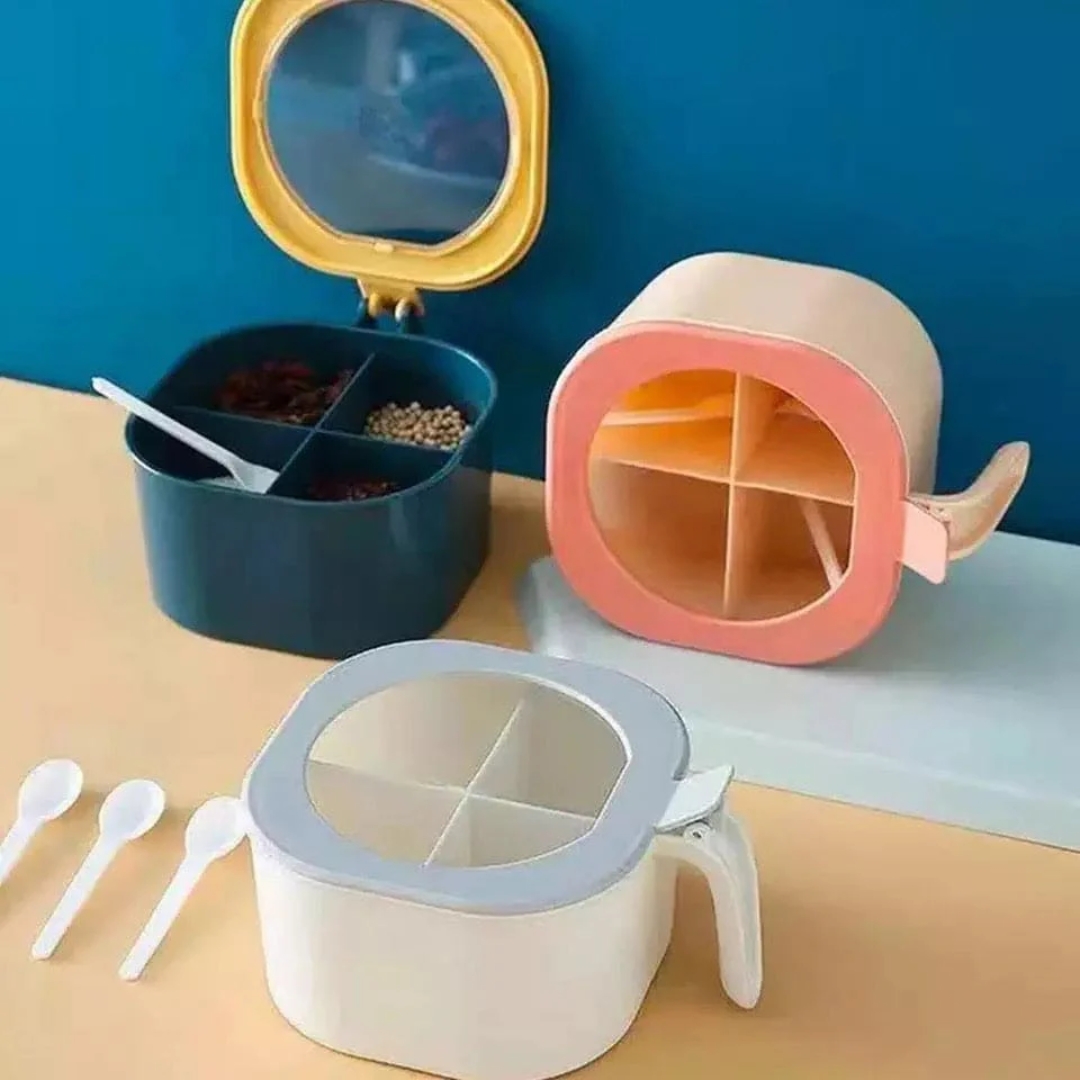 4-in-1 Compartment Spice Box