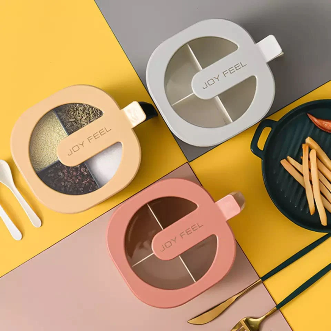 4-in-1 Compartment Spice Box