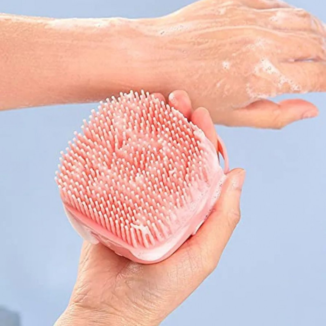 Silicone Bath Brush Soap Dispenser