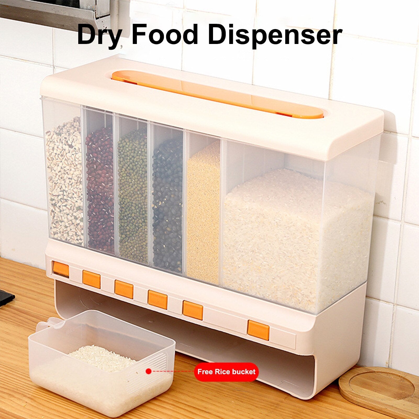 10 KG Wall Mount Food Dispenser (Free Shipping) - Brandable.PK