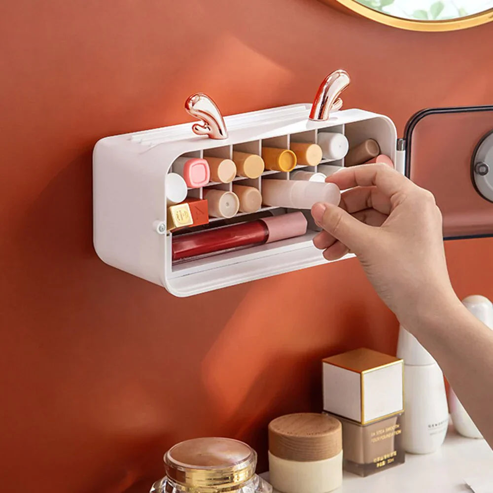 Wall-Mounted Cosmetic Organizer - Brandable.PK