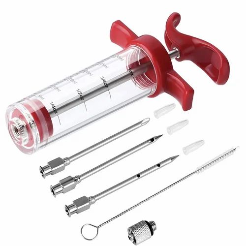 BBQ Broast Meat Chiken Marinade Injector, Flavor Seasoning Injector, Injector Chicken Flavor Sauces (FREE DELIVERY!!)