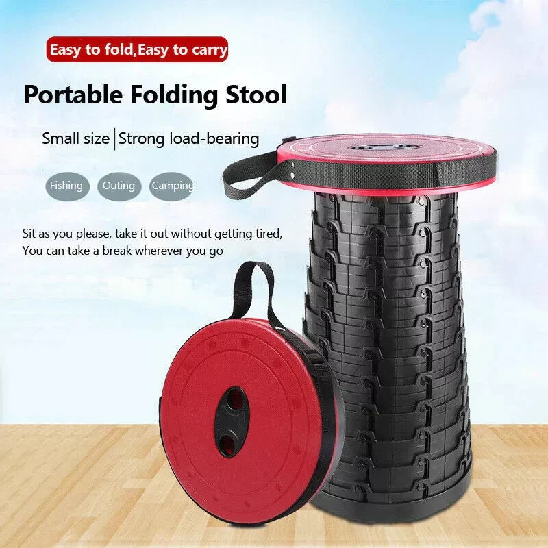 Retractable Folding Stool - Brandable.PK