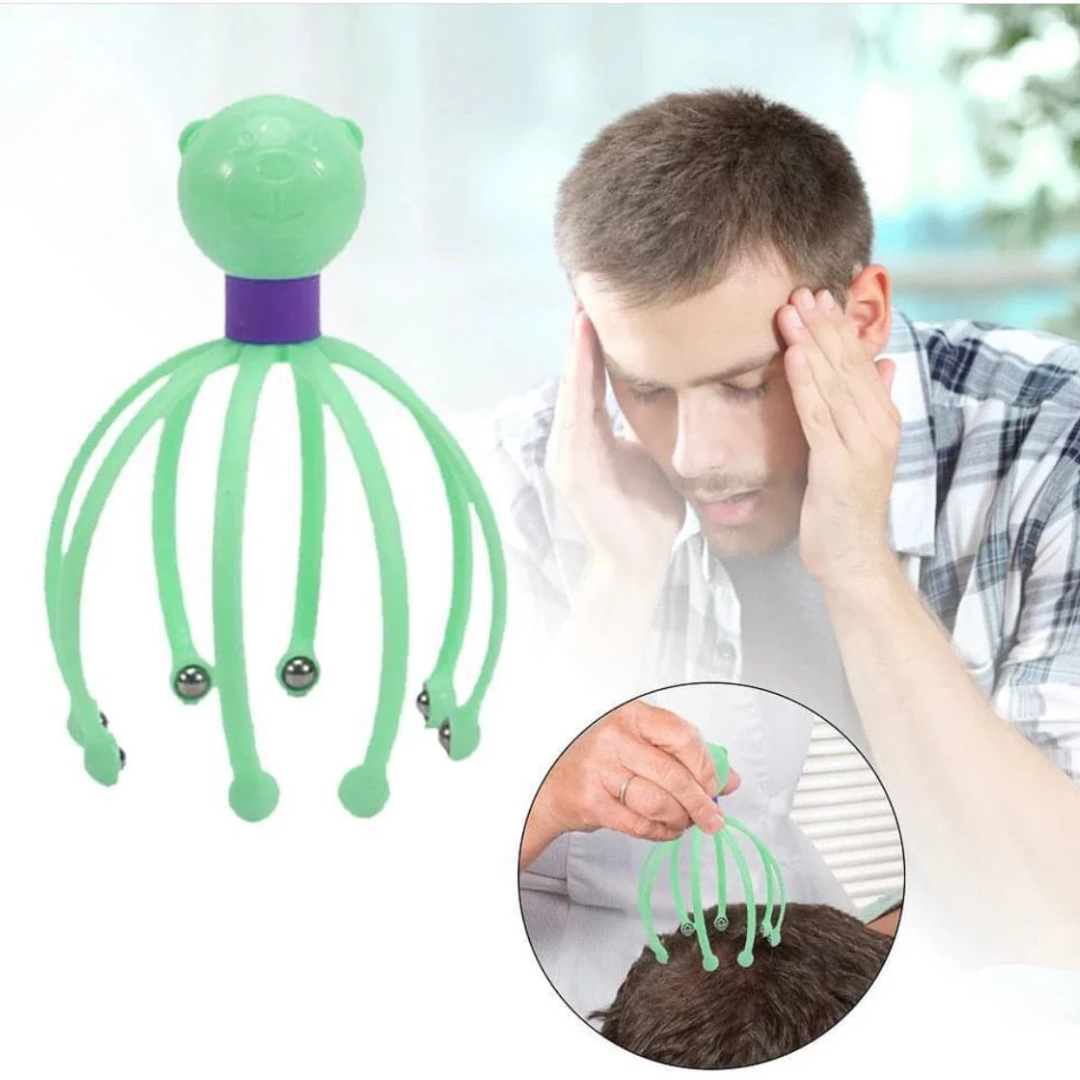 Octopus Shape Manual Head Scalp Massagers for Headache Relief