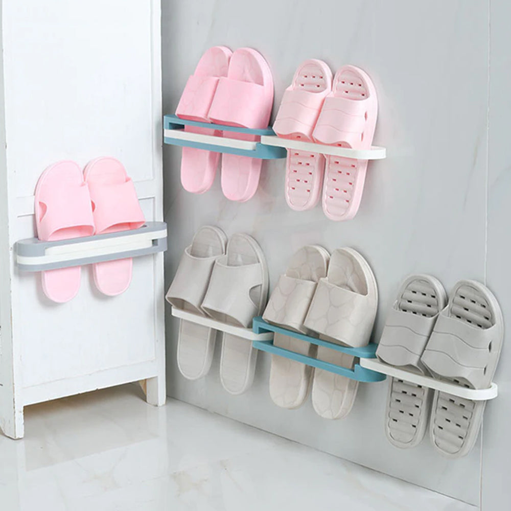 3 In 1 Bathroom Slipper Rack - Brandable.PK