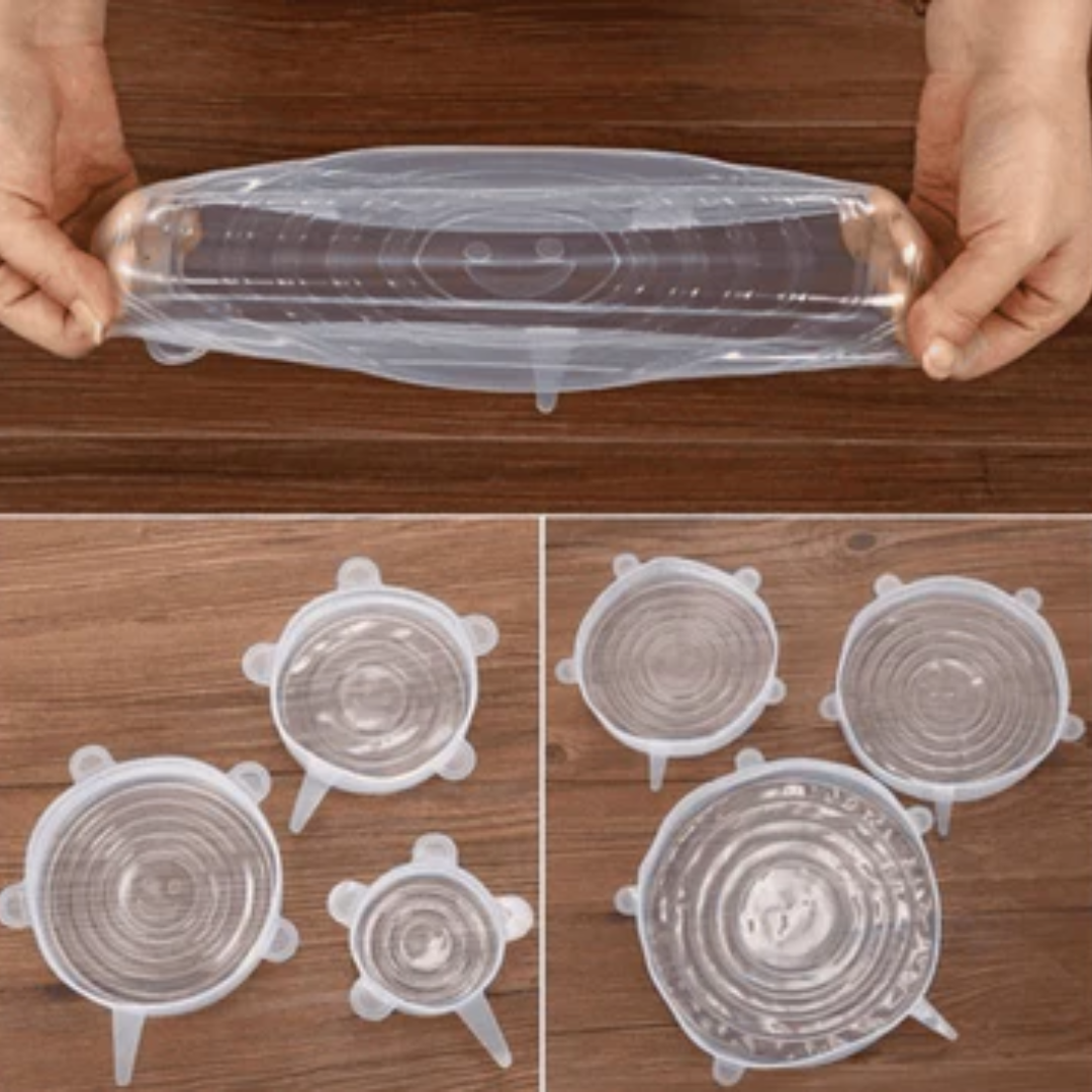 Stretchable Silicon Ceiling Lid (6 pcs)