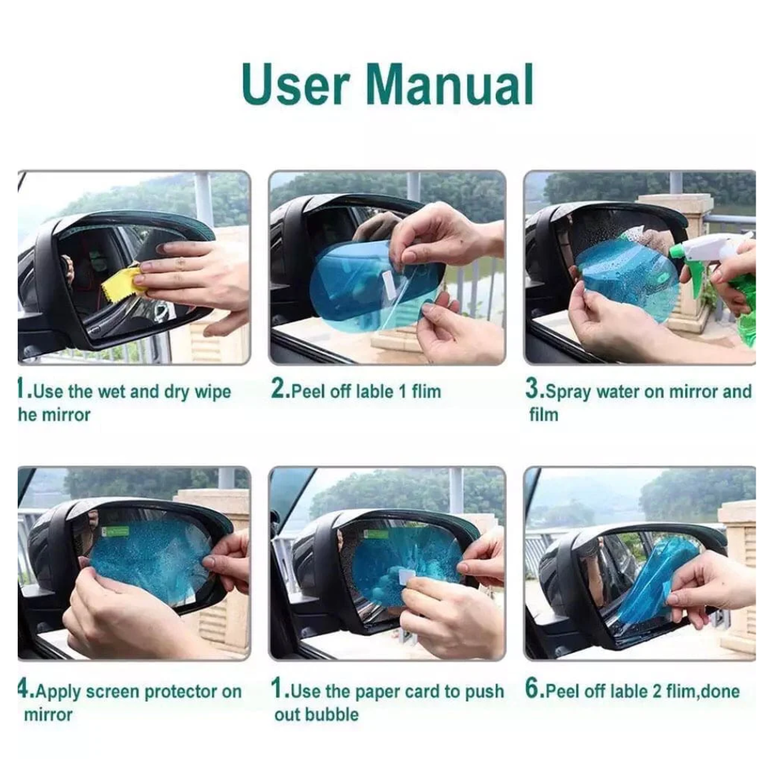 Anti Rain/Fog Car Side Mirror Stickers