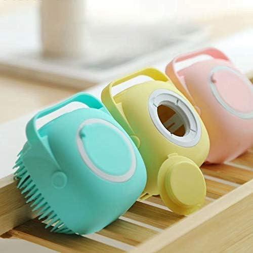Silicone Bath Brush Soap Dispenser - Brandable.PK