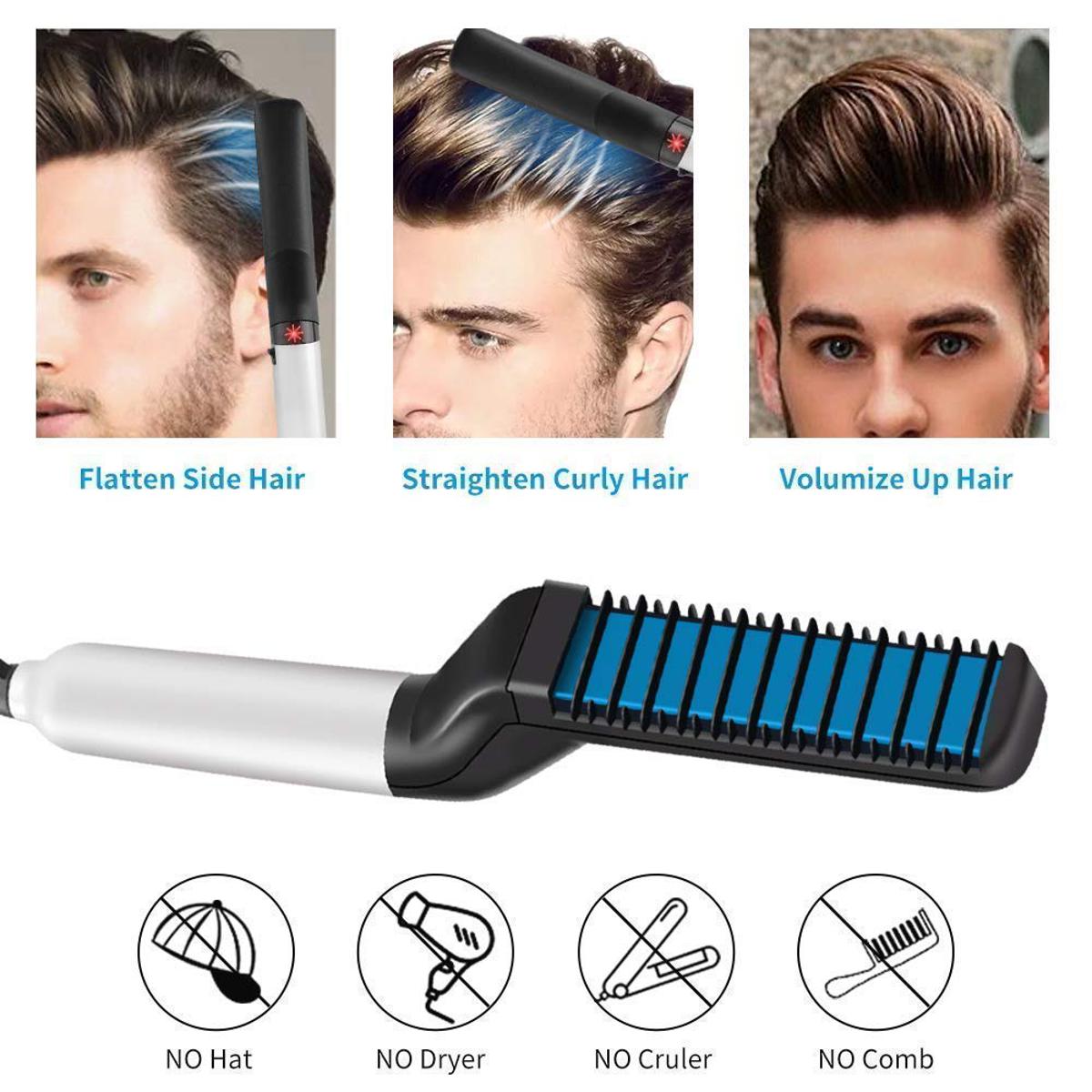 Multifunctional Hair & Beard Comb - Brandable.PK