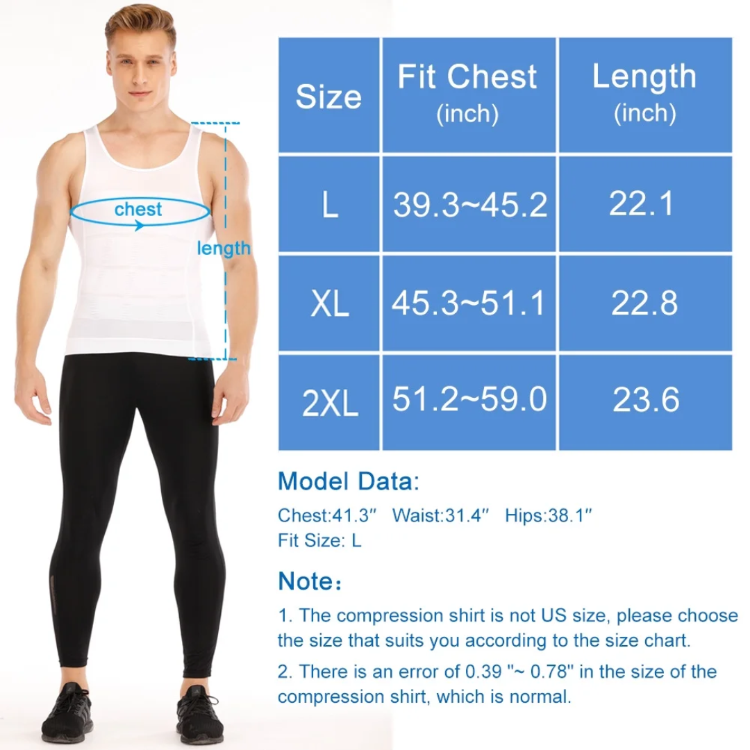Men Slimming Vest Body Shaper