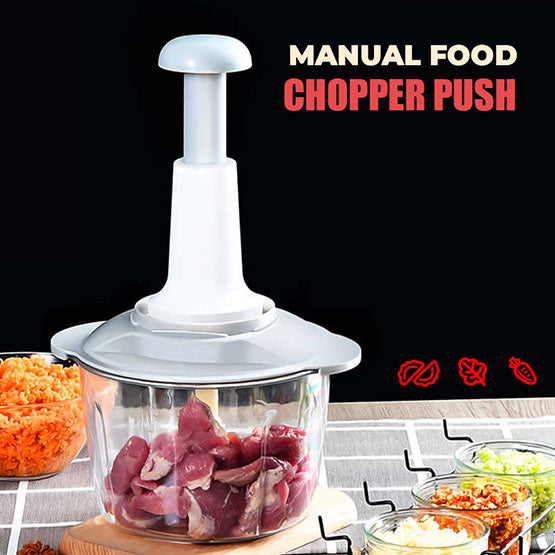 Manual Food Chopper Hand Press - Brandable.PK