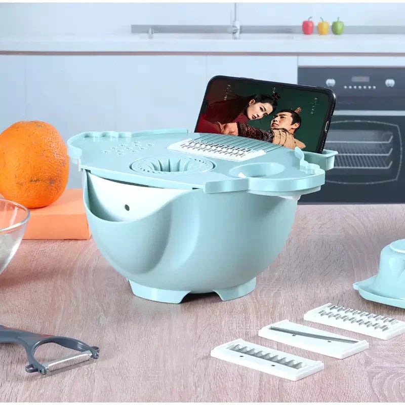 9 in 1 Multi-function Vegetable Slicer Set - Brandable.PK