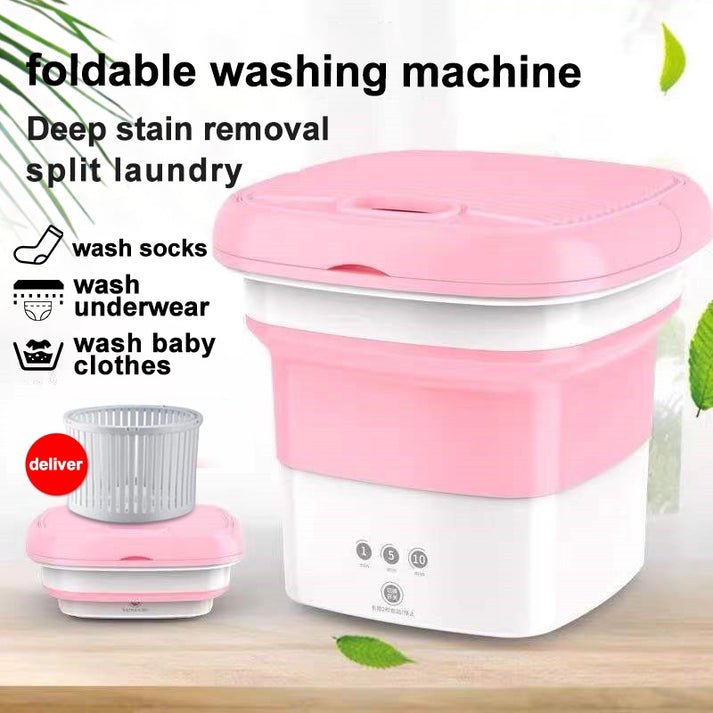 Portable Mini Foldable Washing Machine - Brandable.PK